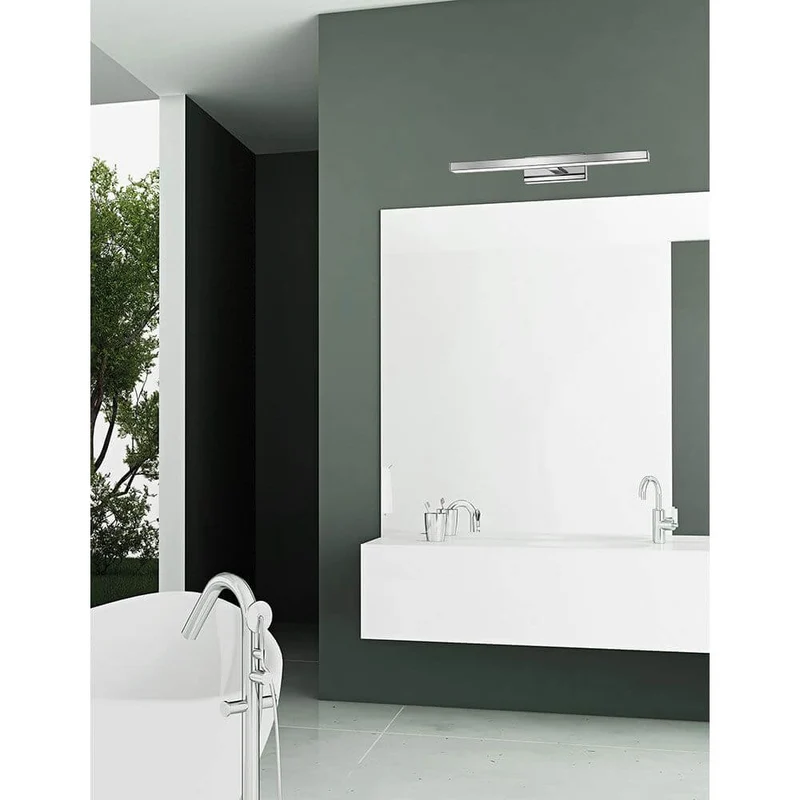 Modena LED Bad-Wandlampe 49cm Metall