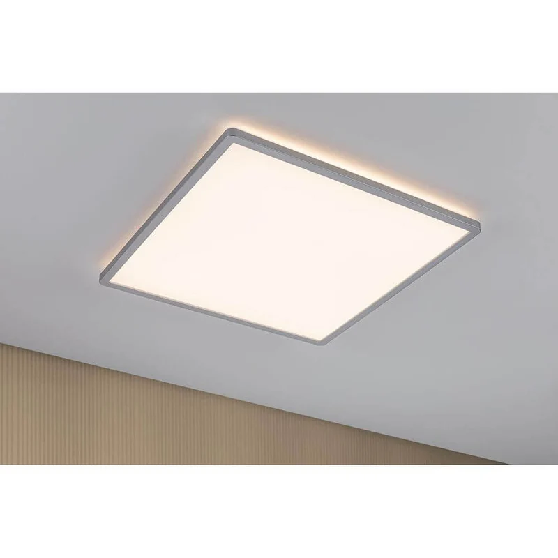LED Panel Stufen-Dimmbar Atria Shine Eckig Chrom-Matt