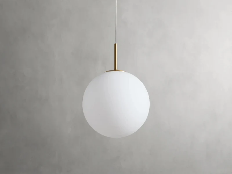 Glazen Hanglamp met Geïntegreerde LED Verlichting Messing Afwerking Verstelbaar Design Eetkamer Woonkamer | Sansoti