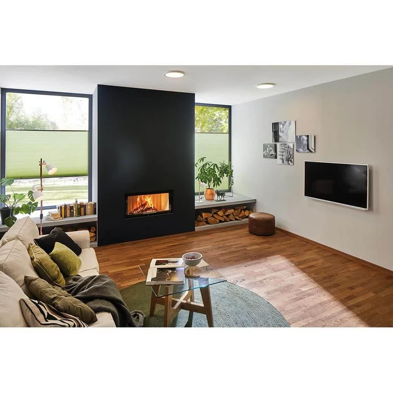 LED Abia Panel Rund Chrom-Matt