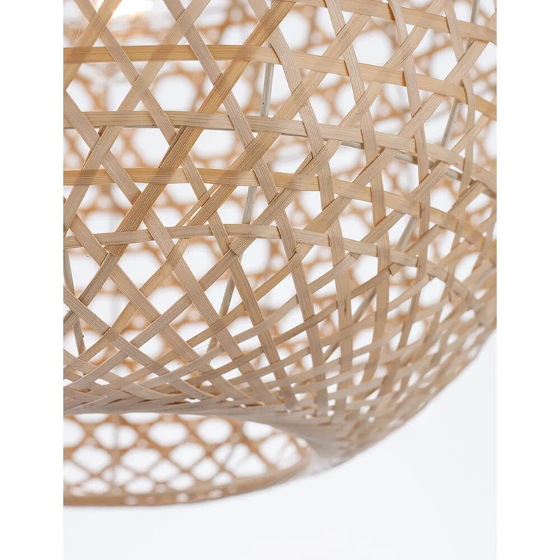 Melody Natur Bambus Hängeleuchte Ø 40cm Kugel