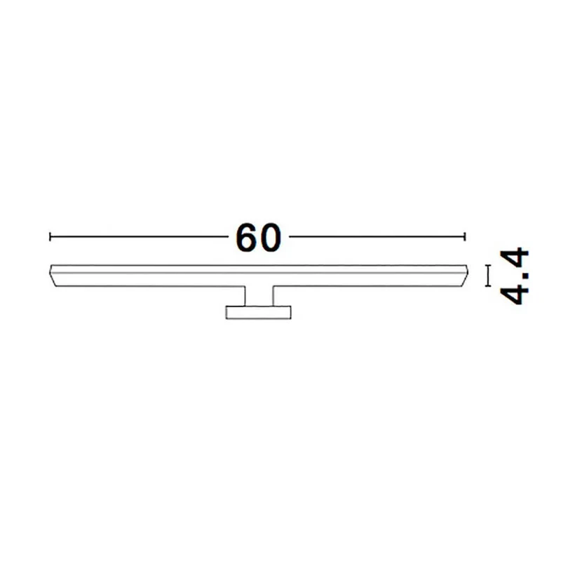 Corso LED Bad-Wandleuchte Chrom