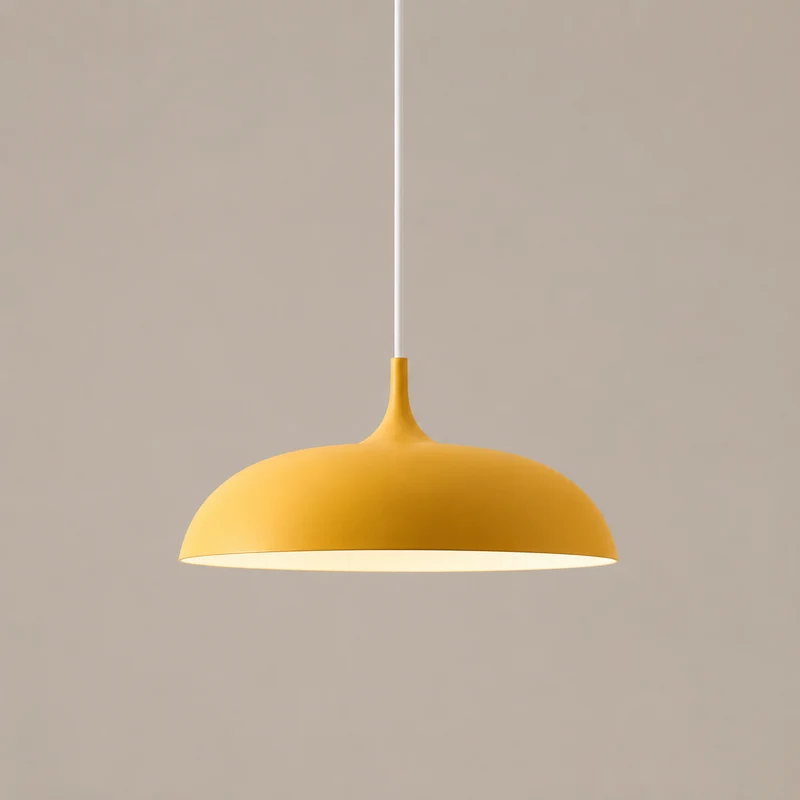 Hanglamp met Verstelbare Hoogte en Aluminium Kap voor Tafel, Keuken, Eetkamer, Leeshoek en Slaapkamer Sfeerverlichting | Sansoti