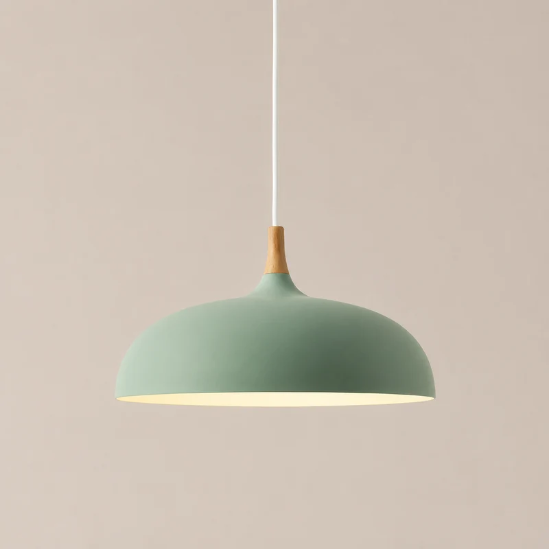 Hanglamp met Verstelbare Hoogte en Aluminium Kap voor Tafel, Keuken, Eetkamer, Leeshoek en Slaapkamer Sfeerverlichting | Sansoti