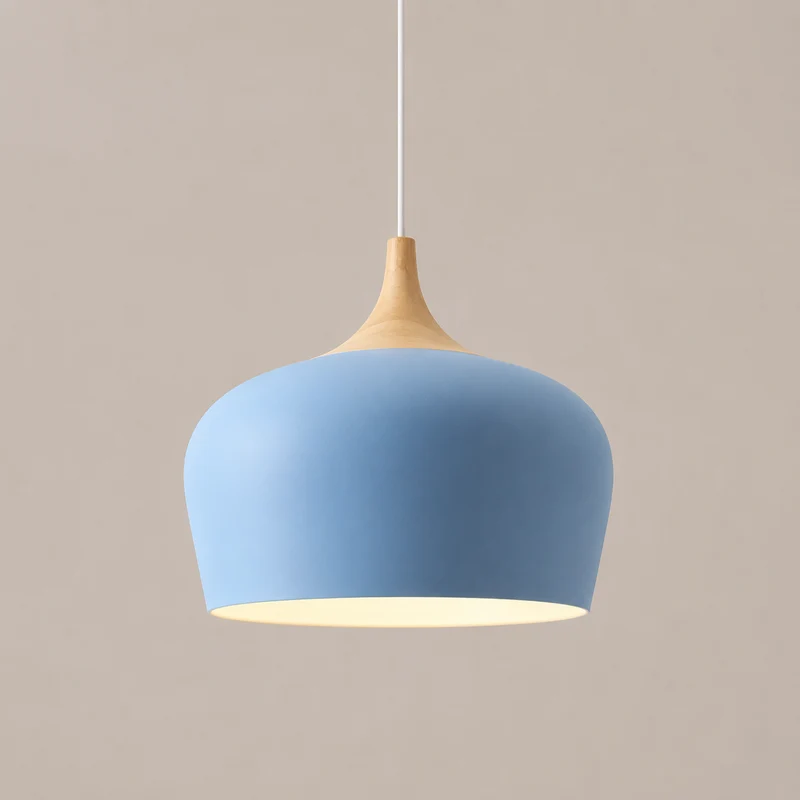 Hanglamp met Verstelbare Hoogte en Aluminium Kap voor Tafel, Keuken, Eetkamer, Leeshoek en Slaapkamer Sfeerverlichting | Sansoti