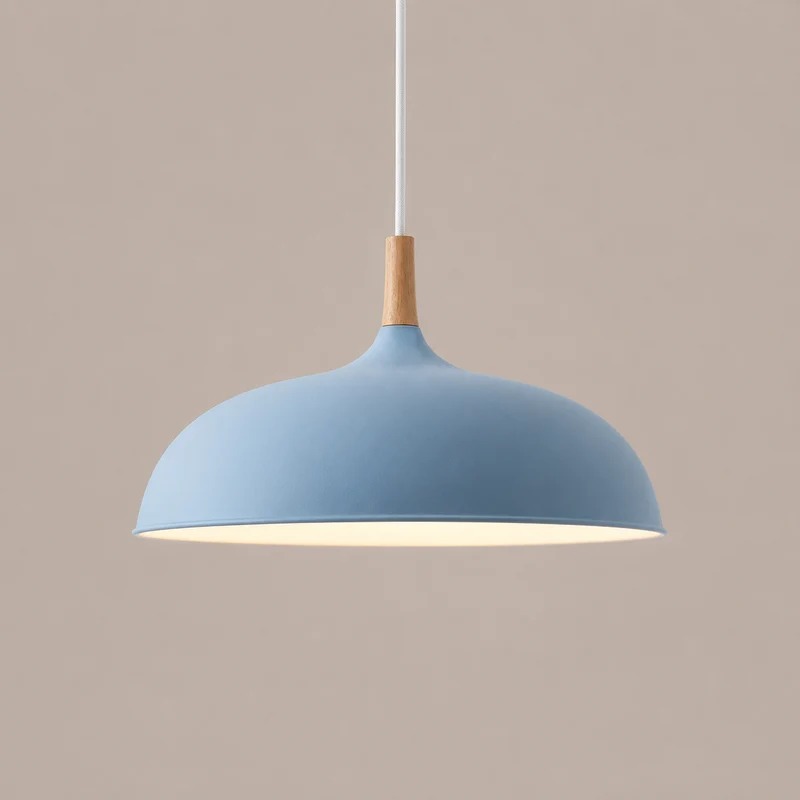 Hanglamp met Verstelbare Hoogte en Aluminium Kap voor Tafel, Keuken, Eetkamer, Leeshoek en Slaapkamer Sfeerverlichting | Sansoti