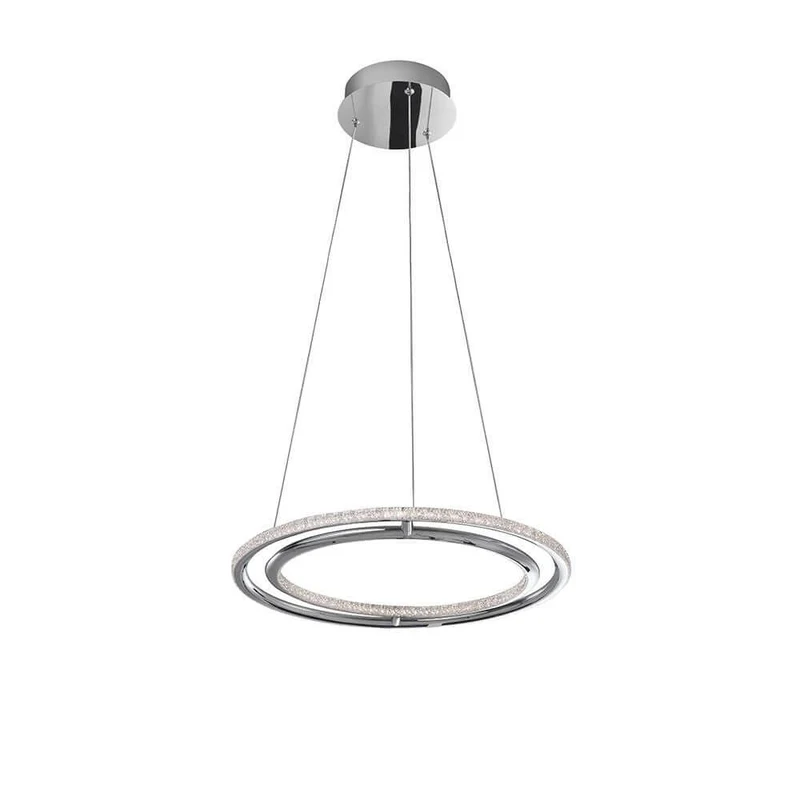 Livorno LED Hängeleuchte Ø 45cm Chrom