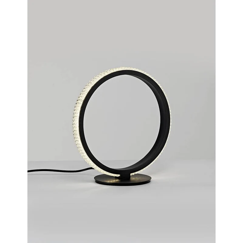 Nager LED Tischlampe Ø 29cm Schwarz
