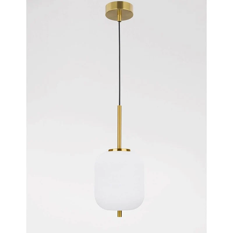 Lato Hängelampe Gold, Weiß