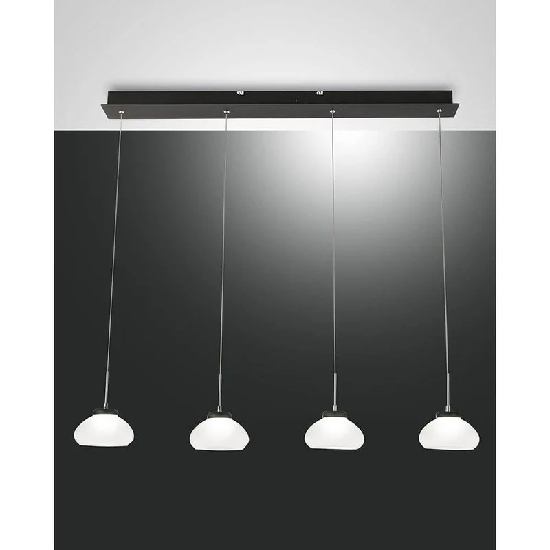 Arabella LED Pendellampe 4-flammig Glas