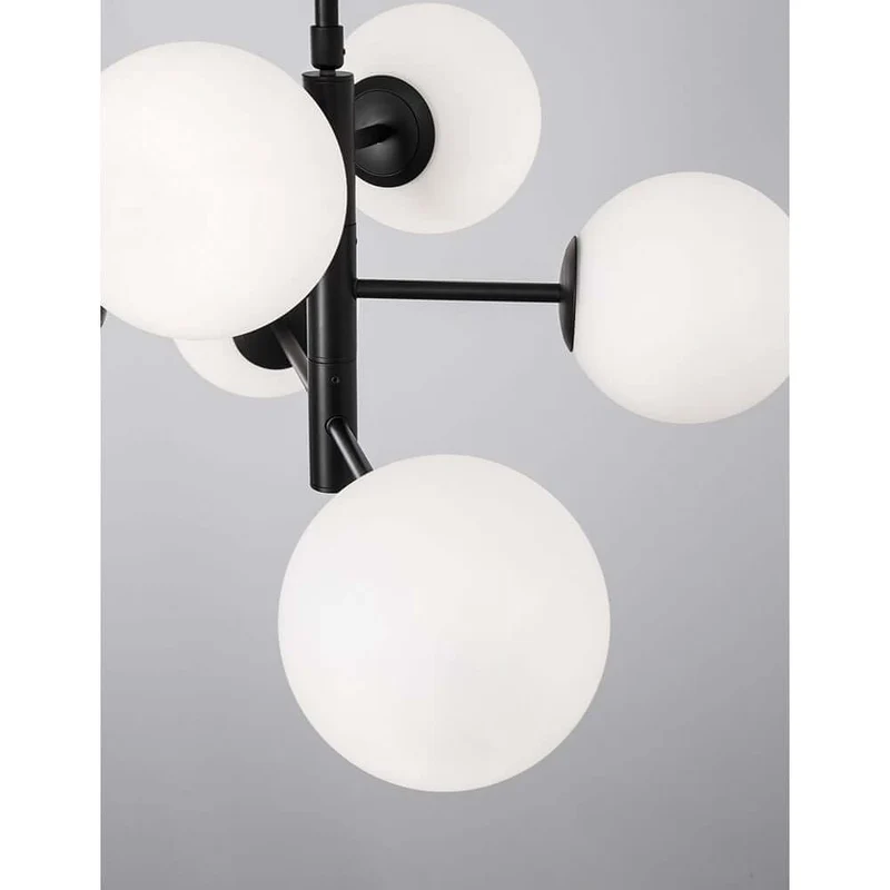 Impero Hängelampe 6-flg. Schwarz