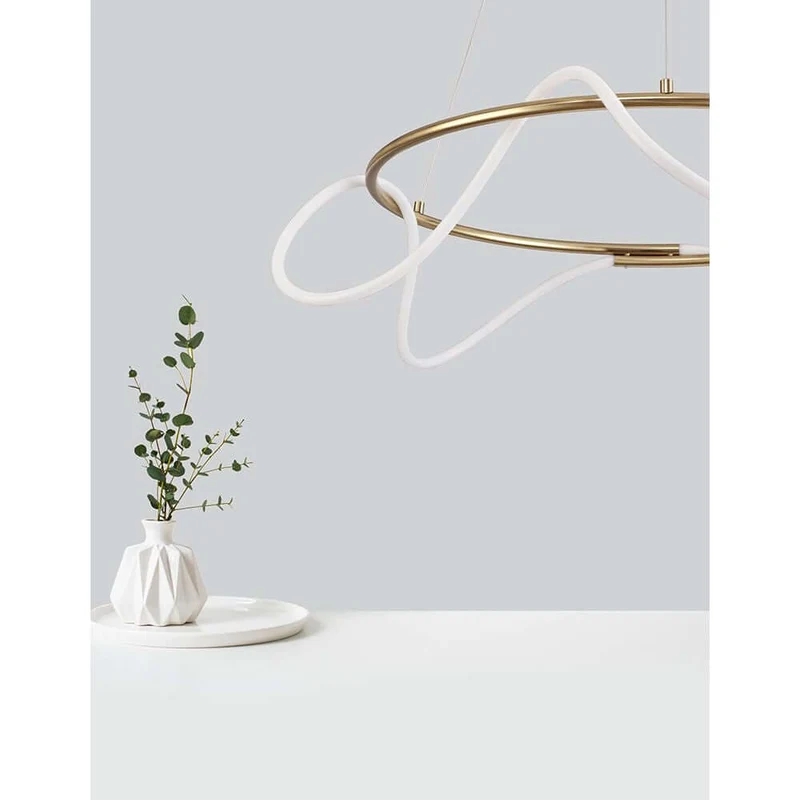 Tiriac LED Hängeleuchte Metall Ø 70cm