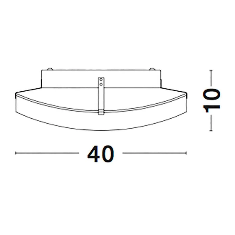 Quale Deckenlampe 2-flammig Chrom, Glas