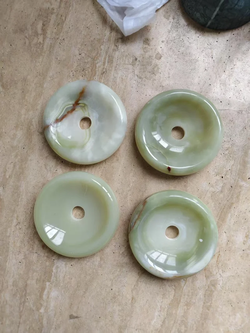 Wandlamp Natuursteen Jade 14 cm G9 Glazen Kap Gang Trap Binnen | Sansoti