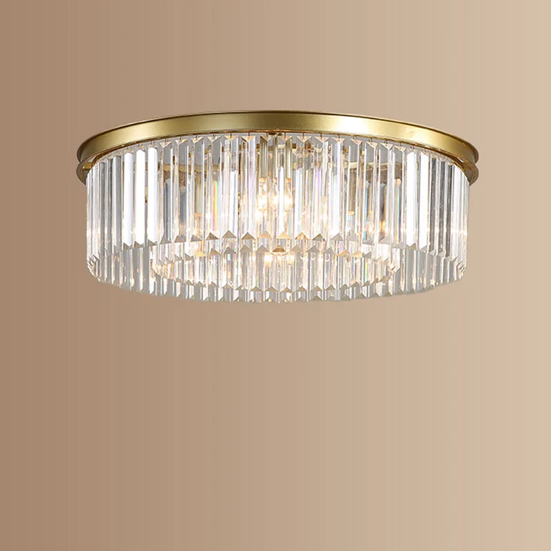 Kristal Plafondlamp met IJzeren Frame E14 Fitting voor Woonkamer Eetkamer Slaapkamer Decoratieve Verlichting | Sansoti