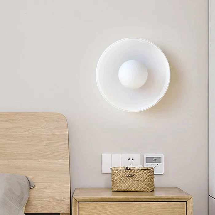 Ronde Plafondlamp Glas & Metaal G9 Fitting Drie Kleurtemperaturen 25cm 35cm Slaapkamer Woonkamer LED Plafondverlichting | Sansoti