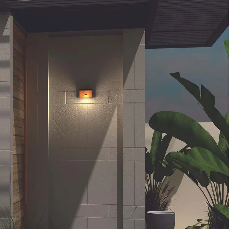 Ruka Sensor Außen-LED-Wandlampe Dunkelgrau