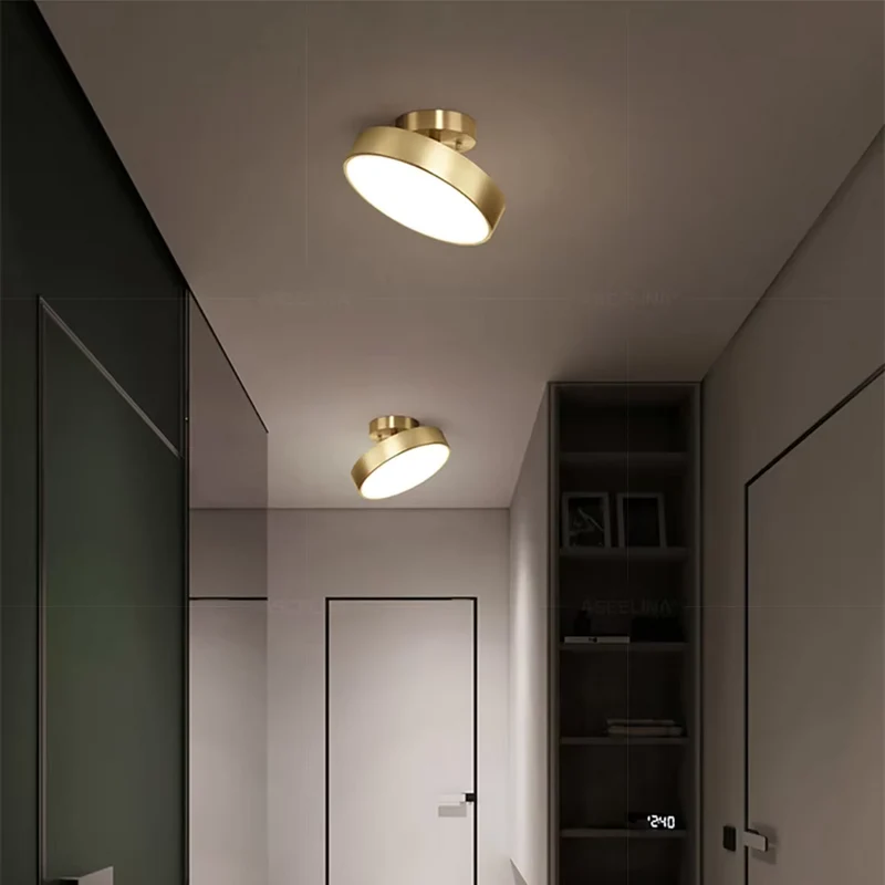 Ronde plafondlamp met instelbaar LED-licht touch-bediening dimbaar voor woonkamer slaapkamer moderne verlichting | Sansoti