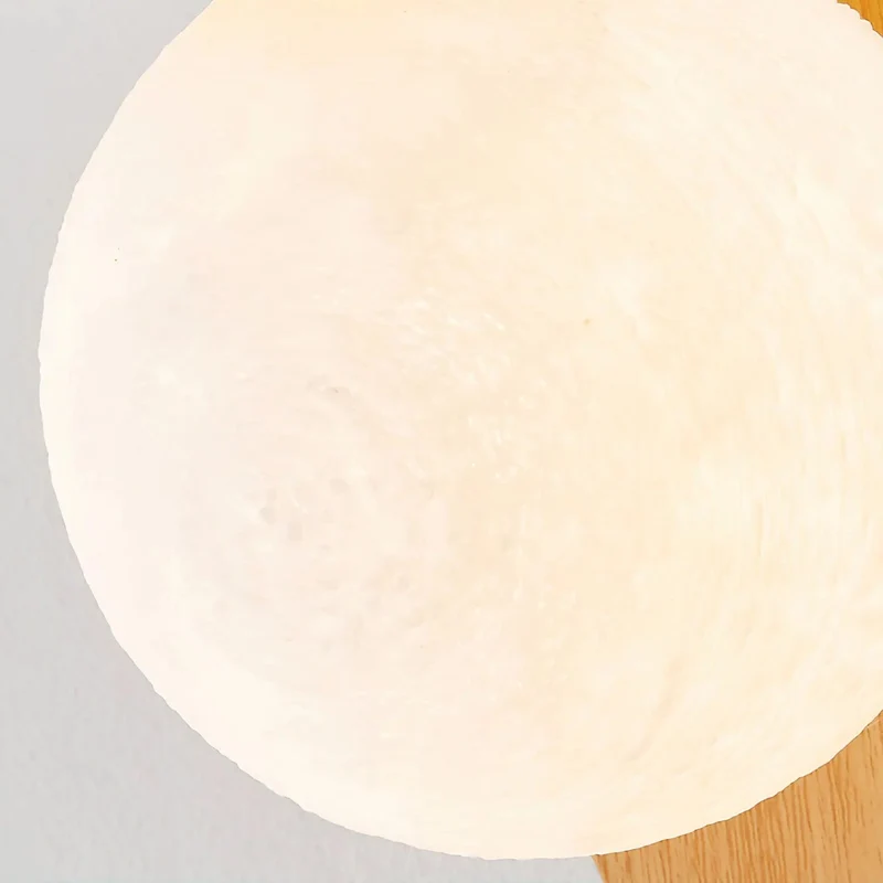 Wandlamp met Bol Kap G9 Fitting Walnoot Hout LED Verlichting Slaapkamer Gang Traphal Warm Licht Japandi Stijl | Sansoti