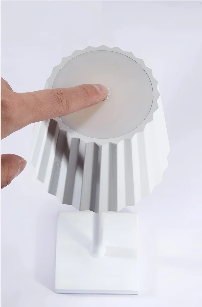 Oplaadbare Tafellamp Draadloos Dimbaar Touch 3000K Warm Licht Binnen Buiten Terras Slaapkamer Restaurant 38cm | Sansoti