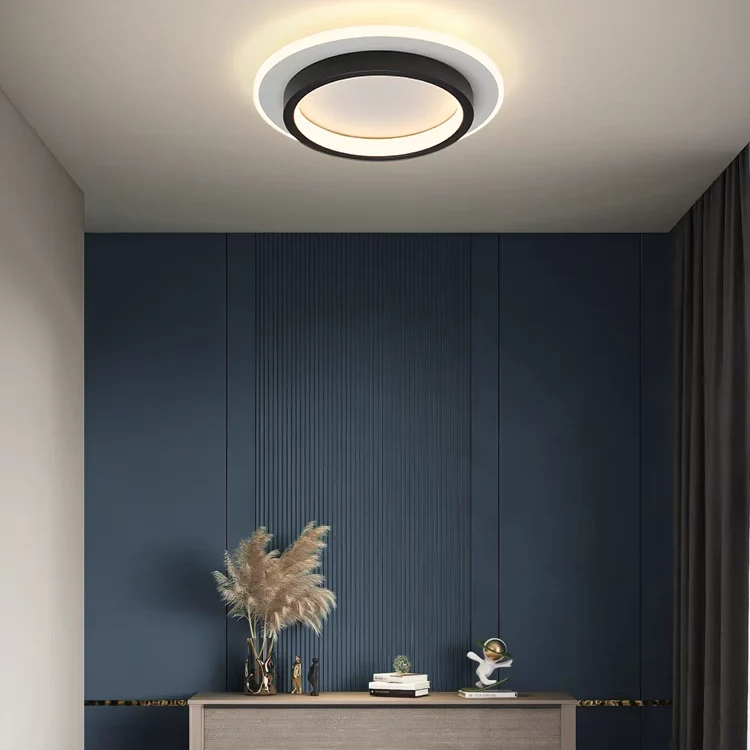 Ronde Plafondlamp LED Inbouw 21cm 24cm IJzer Aluminium Acryl voor Gang Slaapkamer Keuken Studeerkamer | Sansoti