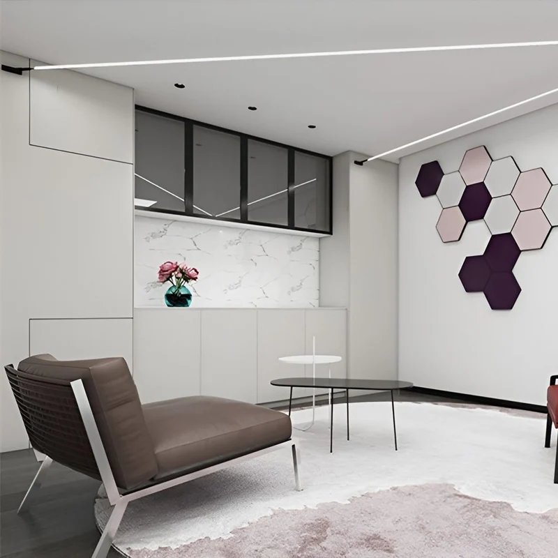 Draaibare LED Plafondlamp Rail 360° Verstelbaar Dimbaar Modern Aluminium Spotjes Woonkamer Keuken Kantoor | Sansoti