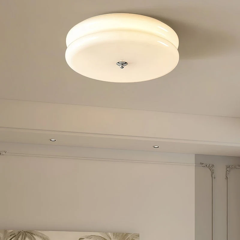 Plafondlamp Art Deco Stijl IJzer Glas Ingebouwde LED Woonkamer Slaapkamer Eetkamer Hal Retro Vintage | Sansoti