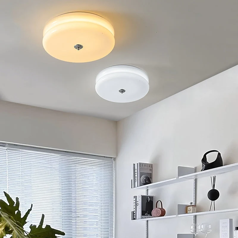 Plafondlamp Art Deco Stijl IJzer Glas Ingebouwde LED Woonkamer Slaapkamer Eetkamer Hal Retro Vintage | Sansoti