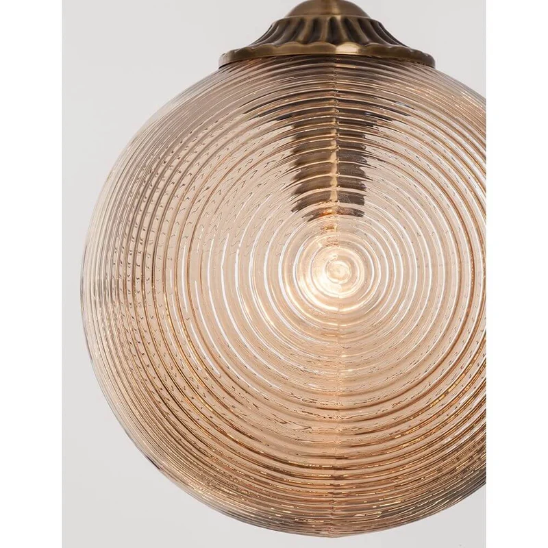 Athena Glas-Pendellampe Ø 25cm