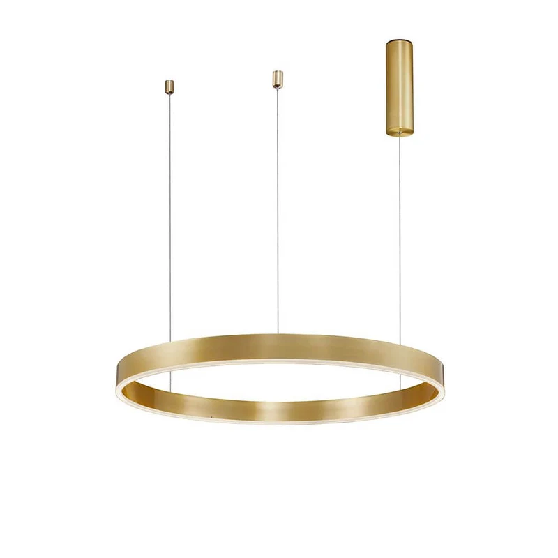 Motif LED Hängelampe Gold