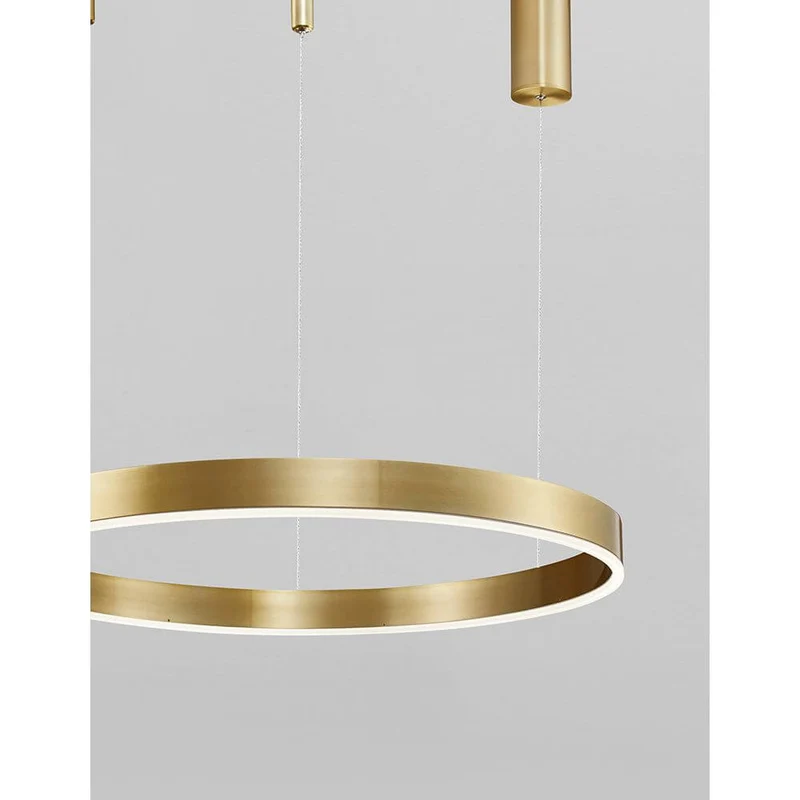 Motif LED Hängelampe Gold