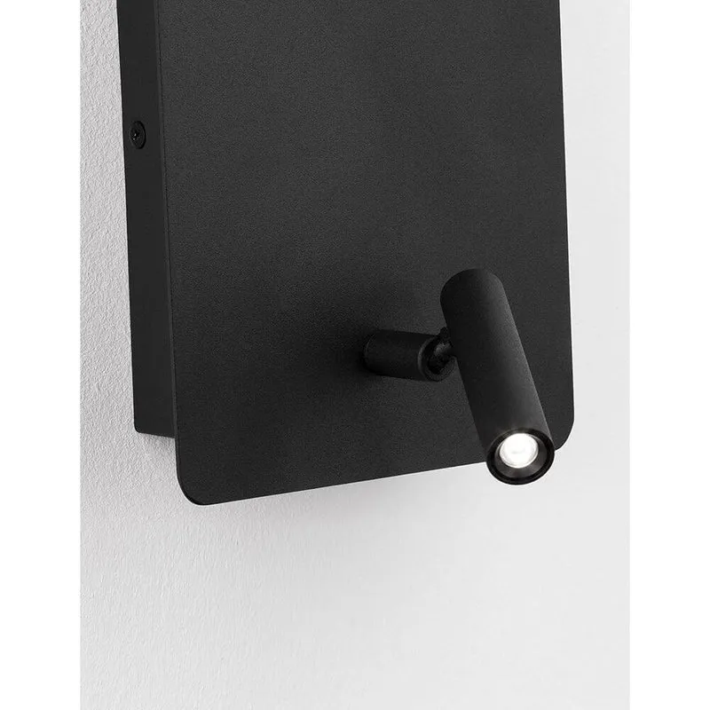 Zen LED Wandleuchte mit Lesearm & USB