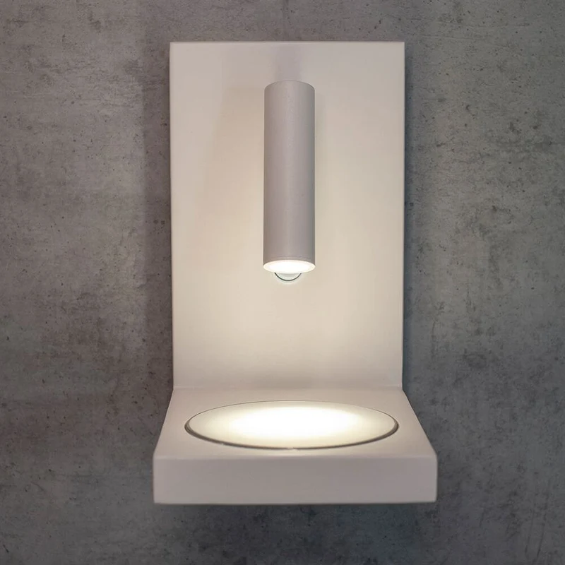Zanzibar LED-Wandlampe mit Induktionsladegerät für Handy
