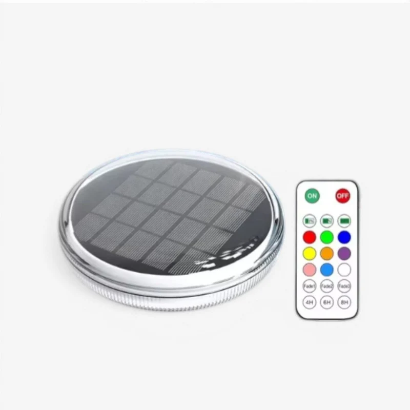 Drijvende Zwembadverlichting op Zonne-Energie met Afstandsbediening 9 Kleuren IP67 Waterdicht voor Tuin | Sansoti