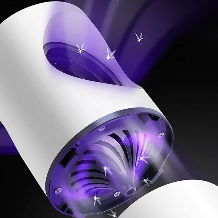 Elektrische Insectenval met LED Licht 200m² Bereik Stil Chemievrij Muggenval voor Slaapkamer Woonkamer Keuken | Sansoti