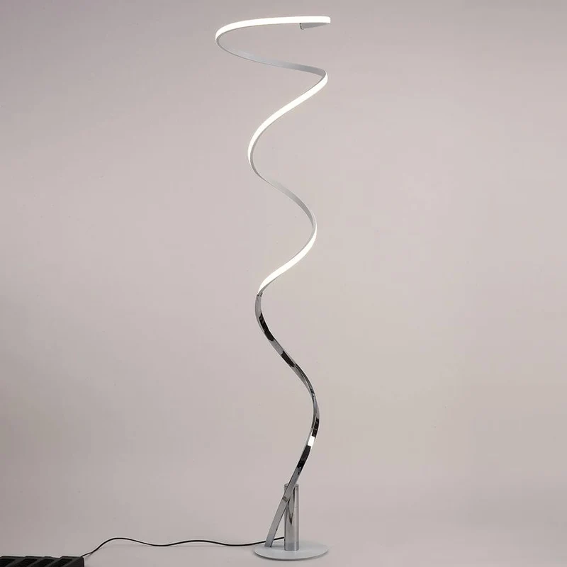Helix geschwungene LED-Stehleuchte