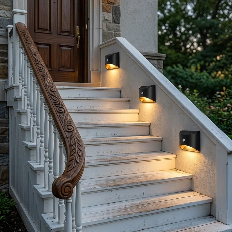 Zonne-energie Buitenlamp met Bewegingssensor IP65 Waterdicht LED Verlichting voor Tuin Muur Pad Oprit | Sansoti