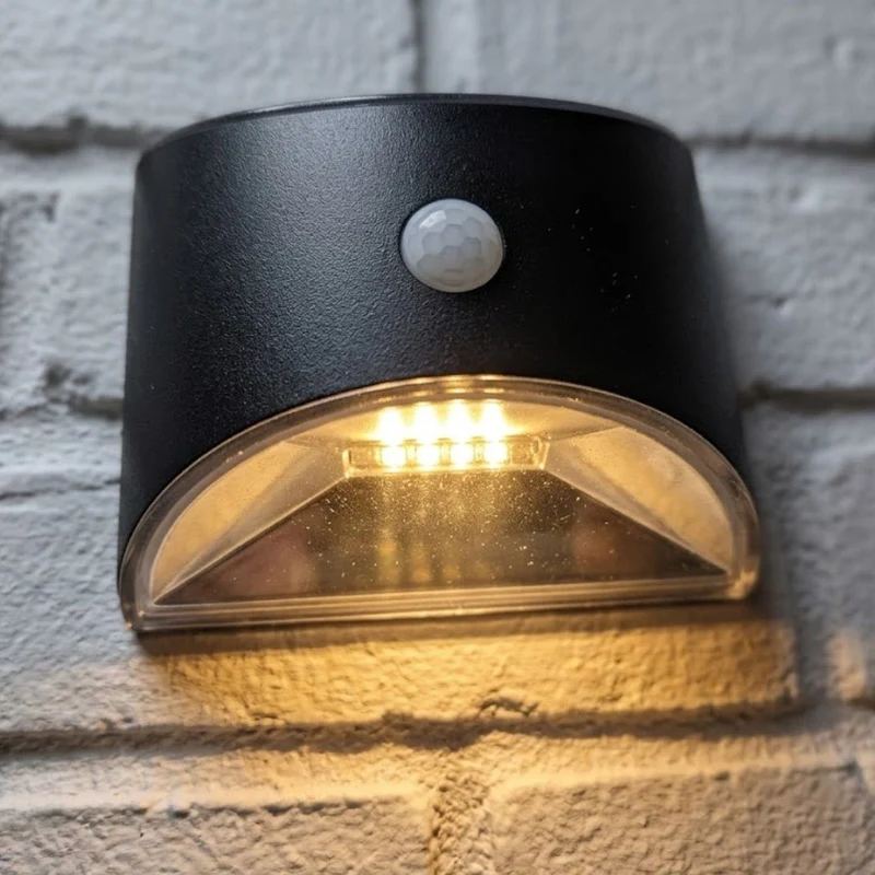 Zonne-energie Buitenlamp met Bewegingssensor IP65 Waterdicht LED Verlichting voor Tuin Muur Pad Oprit | Sansoti