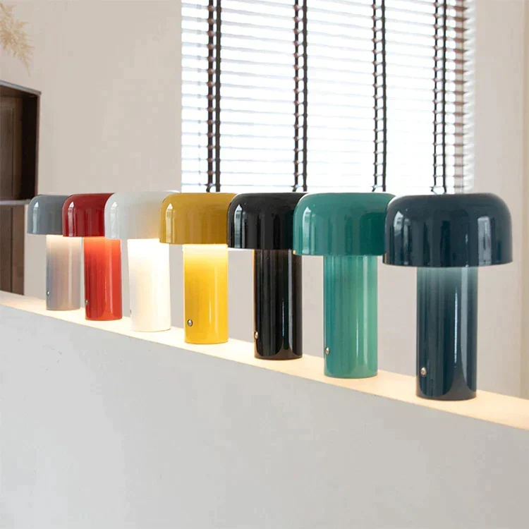 Oplaadbare LED Tafellamp Paddenstoel Design Draadloos Dimbaar Sfeerlicht Woonkamer Slaapkamer Eetkamer | Sansoti