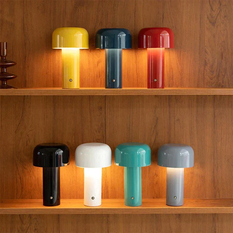 Oplaadbare LED Tafellamp Paddenstoel Design Draadloos Dimbaar Sfeerlicht Woonkamer Slaapkamer Eetkamer | Sansoti