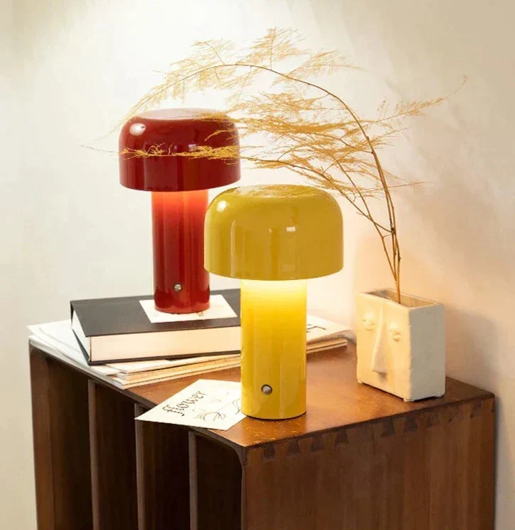 Oplaadbare LED Tafellamp Paddenstoel Design Draadloos Dimbaar Sfeerlicht Woonkamer Slaapkamer Eetkamer | Sansoti