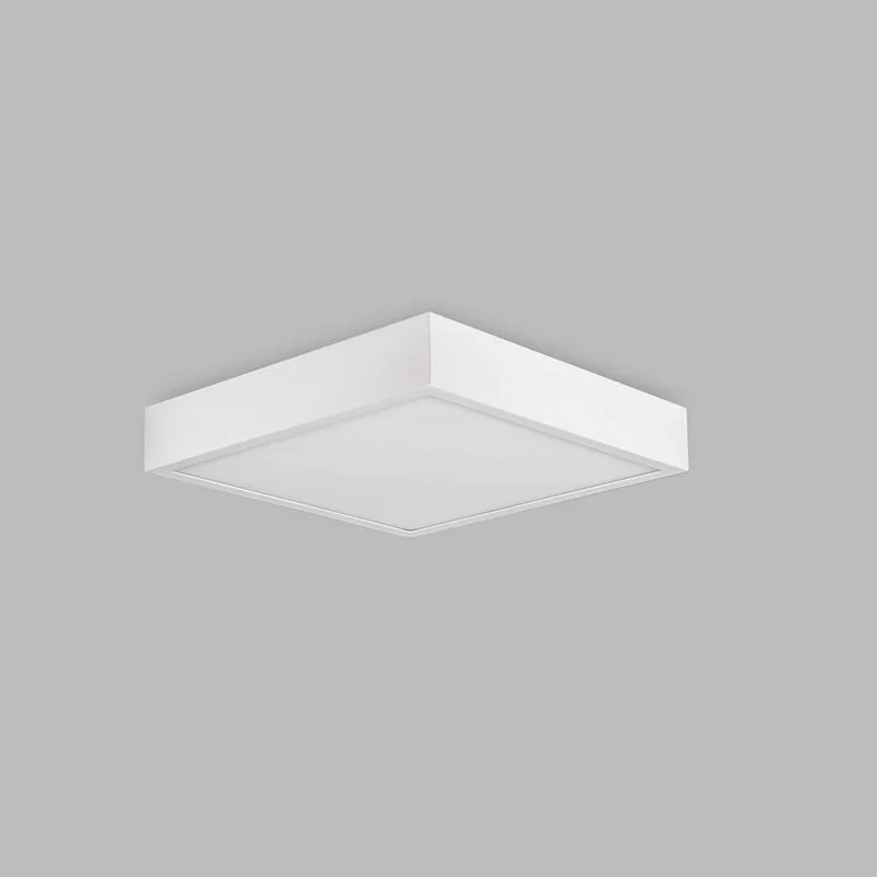 LED-Deckenleuchte Saona Superficie quadratisch Weiß-Matt