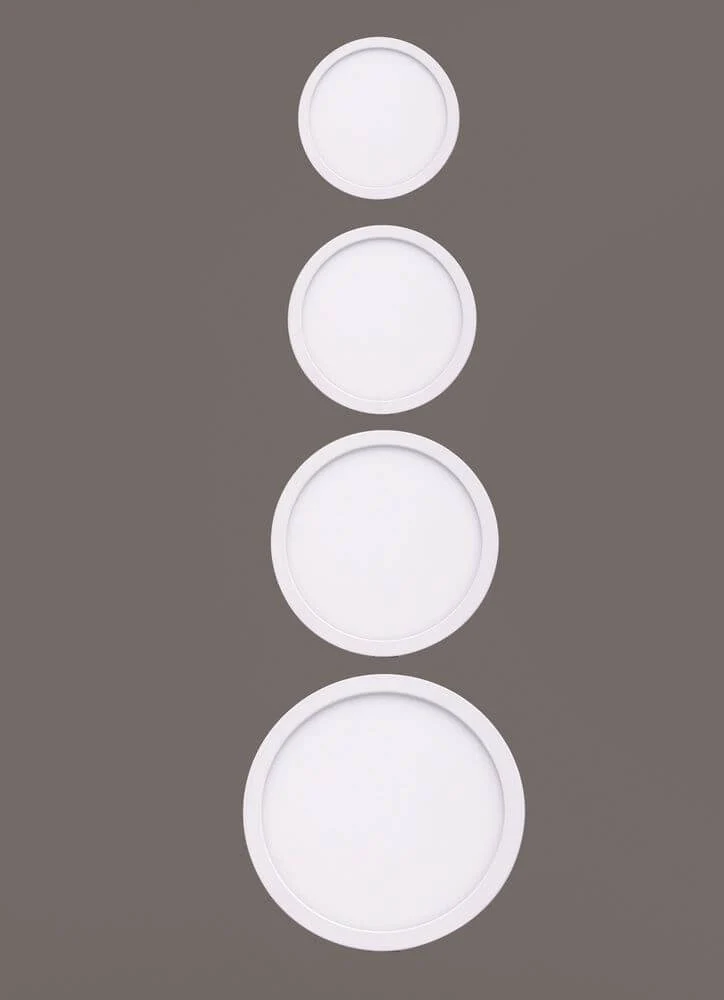 Saona runde LED-Einbauleuchte Weiß-Matt