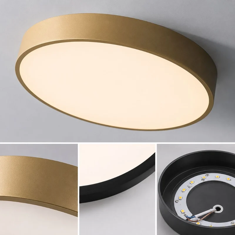 Plafondlamp Rond Ultra-Slim 5cm LED Kleurrijk Modern Plafondverlichting Woonkamer Slaapkamer Kinderkamer | Sansoti