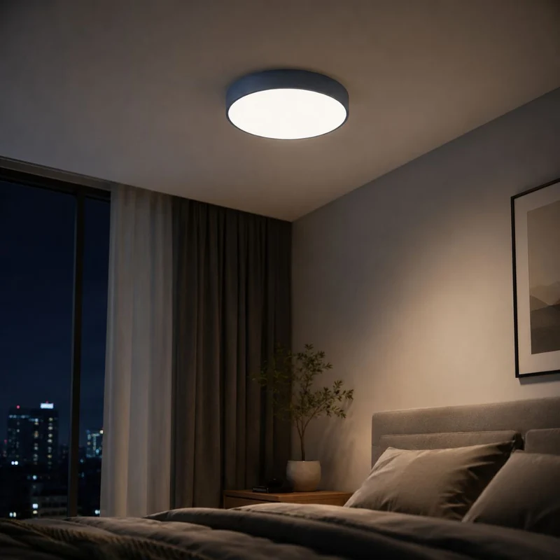 Plafondlamp Rond Ultra-Slim 5cm LED Kleurrijk Modern Plafondverlichting Woonkamer Slaapkamer Kinderkamer | Sansoti