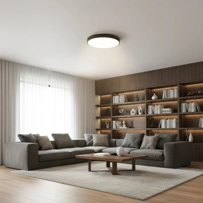 Plafondlamp Rond Ultra-Slim 5cm LED Kleurrijk Modern Plafondverlichting Woonkamer Slaapkamer Kinderkamer | Sansoti