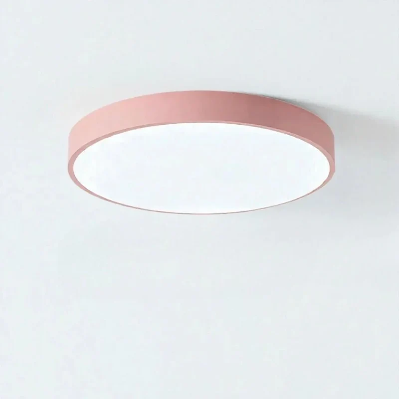 Plafondlamp Rond Ultra-Slim 5cm LED Kleurrijk Modern Plafondverlichting Woonkamer Slaapkamer Kinderkamer | Sansoti