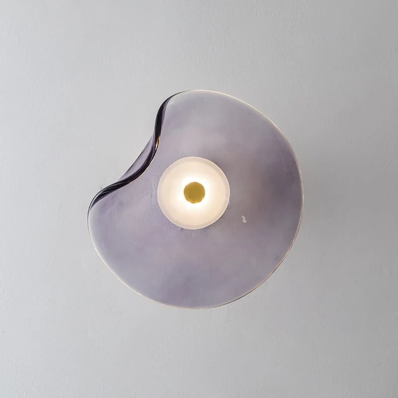 Sculpturale Wandlamp met Geïntegreerde LED Glazen Bol Warm Wit Licht voor Woonkamer Slaapkamer Gang Hal | Sansoti