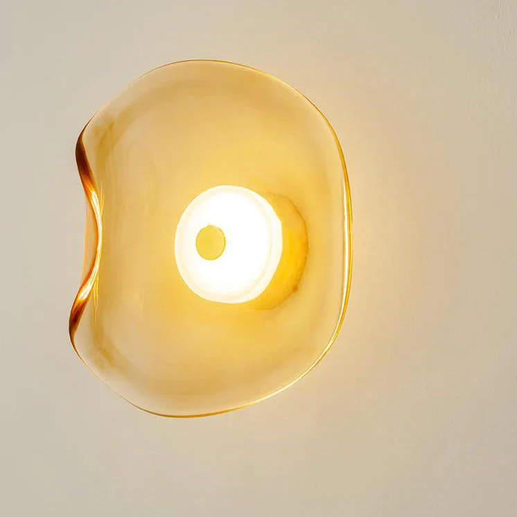 Sculpturale Wandlamp met Geïntegreerde LED Glazen Bol Warm Wit Licht voor Woonkamer Slaapkamer Gang Hal | Sansoti
