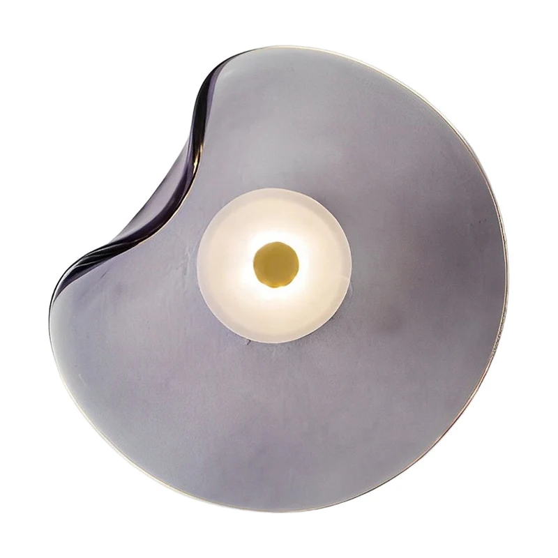 Sculpturale Wandlamp met Geïntegreerde LED Glazen Bol Warm Wit Licht voor Woonkamer Slaapkamer Gang Hal | Sansoti